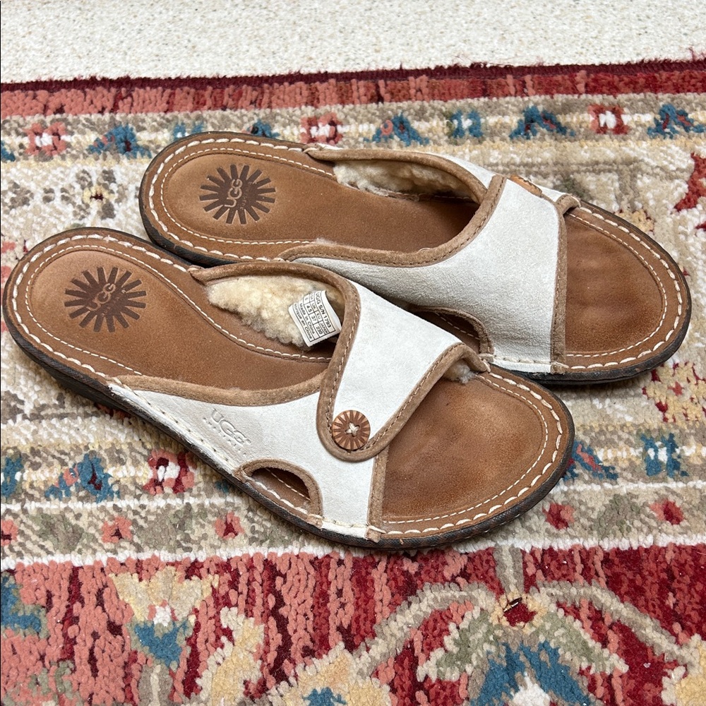 Women's Sheepskin Slide Sandals